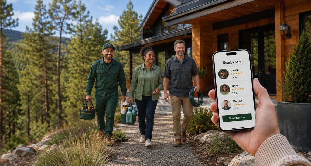 Nearby freelancers matched on TaskPine for a cabin property job